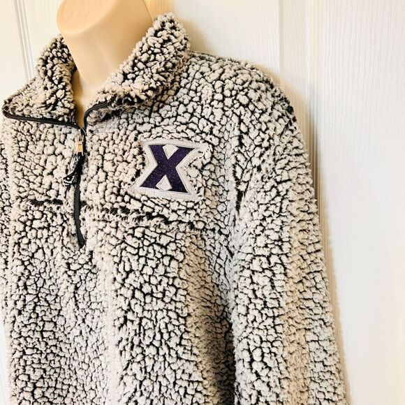 Xavier University Boxer Craft Cozy Sherpa Pullover! - Picture 2 of 4